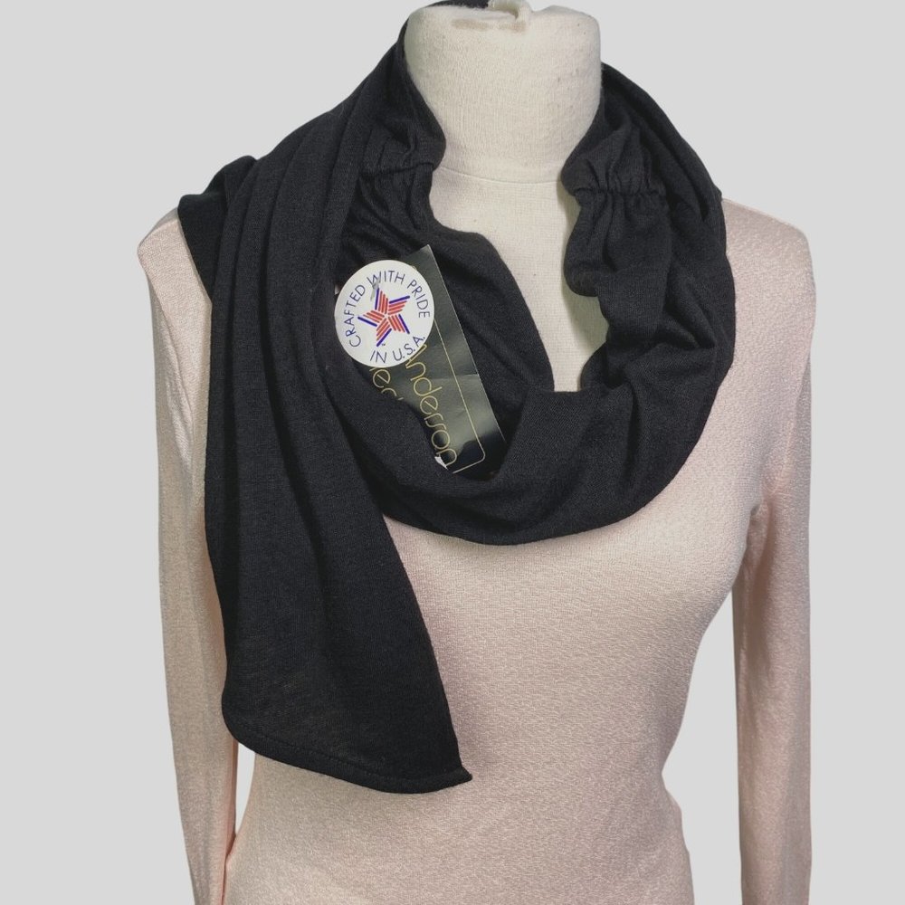 NWT vintage rare Carol Anderson Collection black women's thin fashion scarf